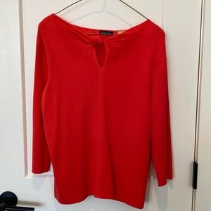 Yarns and Stitches 3/4 sleeve sweater‎